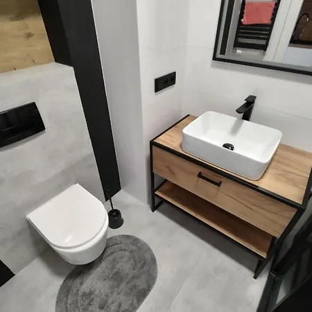 酒店 Uroczy Apartament Z Miejscem Na Auto W Garazu